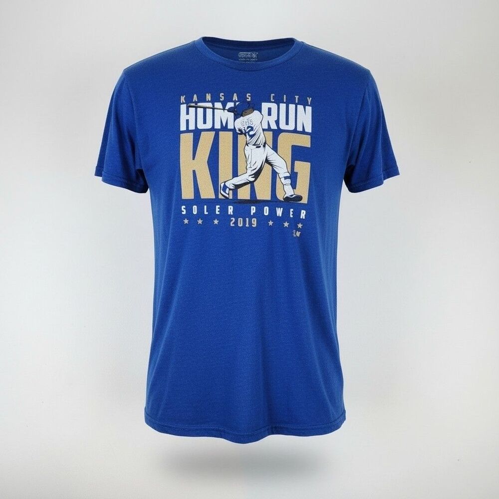Jorge Soler Kansas City Royals T-Shirt Men's 2XL 2019 Home Run King MLB